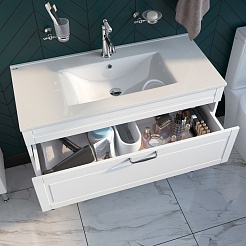 Iddis Тумба с раковиной Oxford 100 белая – фотография-7